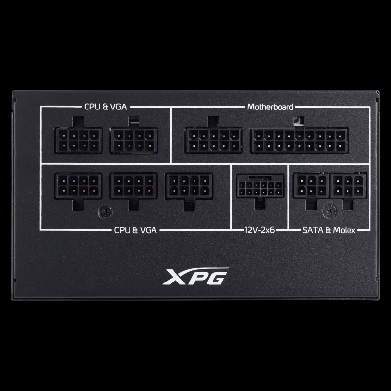 XPG COREREACTOR II VE 850W Netzteil, 850 W, 100 - 240 V, 47 - 63 Hz, 12 A, 20 A, 70.8 A