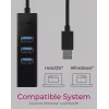 ICY BOX IB-HUB1419-LAN USB 3.2 Gen 1 (3.1 Gen 1) Type-A Schwarz