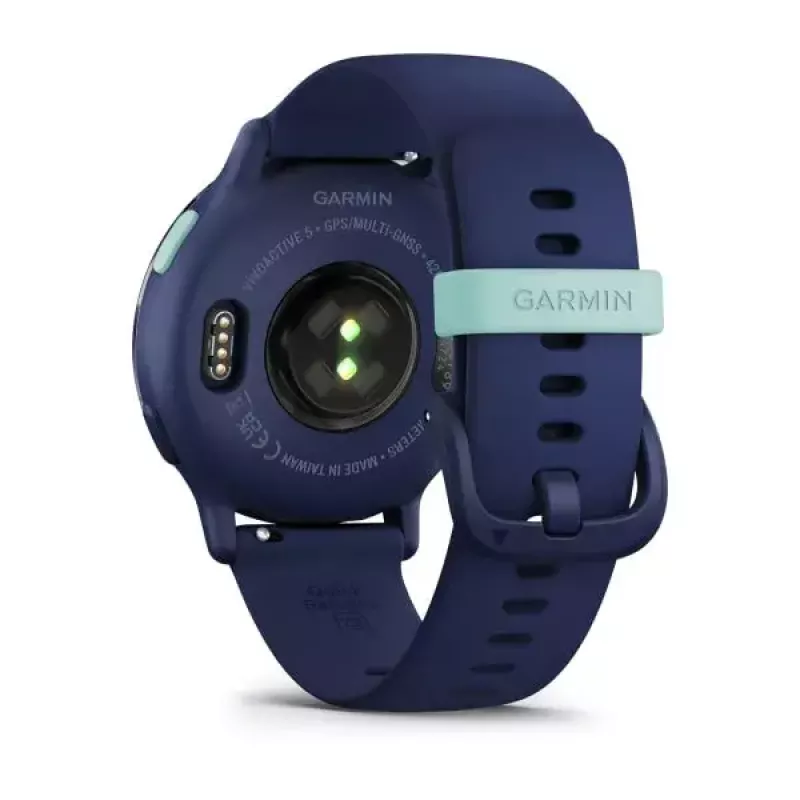 Smartwatch GARMIN Vivoactive 5 – Sportuhr, 42 mm Aluminium-/Polymergehäuse, AMOLED 1,2 Zoll, GPS/GLONASS/Galileo, optische HF, SpO2, 5 ATM, Bluetooth/NFC