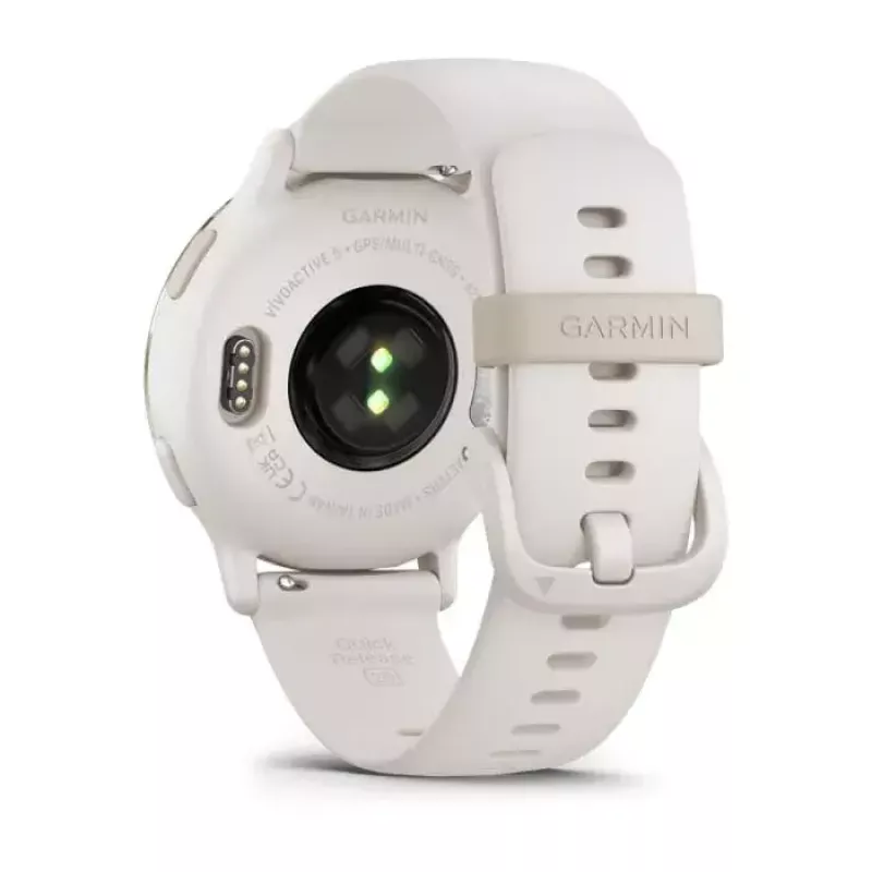 GARMIN Vivoactive 5 Smartwatch – Sportuhr, 42 mm Aluminium/Polymer-Gehäuse, AMOLED 1,2 Zoll, GPS/GLONASS/Galileo, Herzfrequenz & SpO2, 5 ATM, 11 Tage Akkulaufzeit
