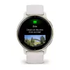 GARMIN Vivoactive 5 Smartwatch – Sportuhr, 42 mm Aluminium/Polymer-Gehäuse, AMOLED 1,2 Zoll, GPS/GLONASS/Galileo, Herzfrequenz & SpO2, 5 ATM, 11 Tage Akkulaufzeit