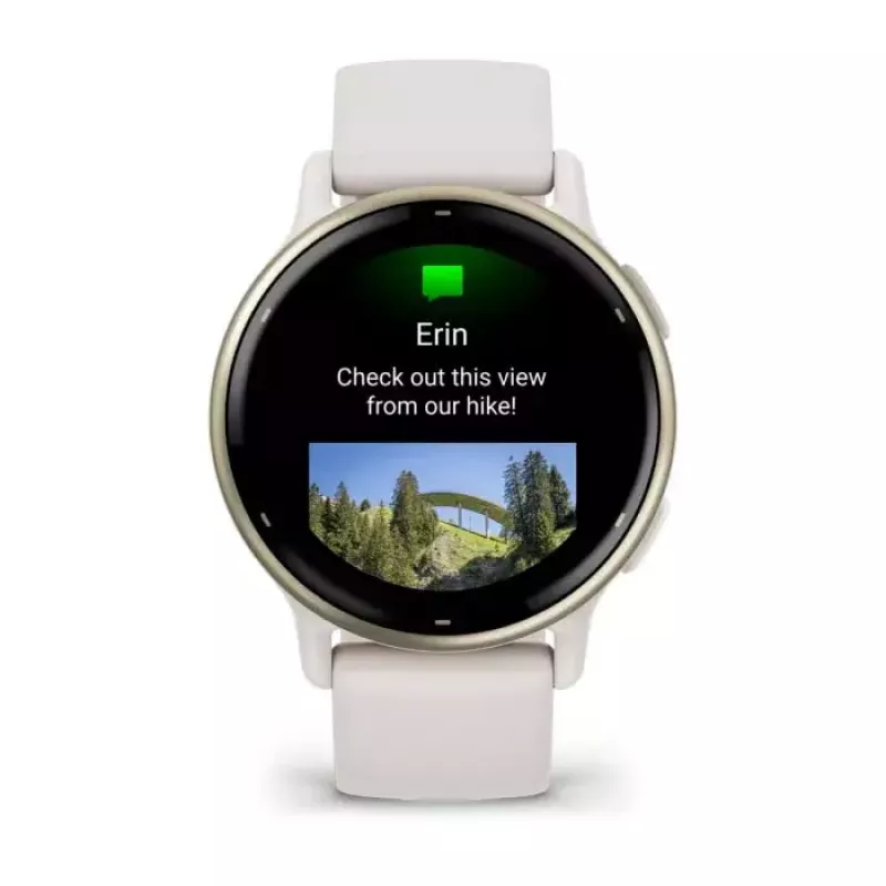 GARMIN Vivoactive 5 Smartwatch – Sportuhr, 42 mm Aluminium/Polymer-Gehäuse, AMOLED 1,2 Zoll, GPS/GLONASS/Galileo, Herzfrequenz & SpO2, 5 ATM, 11 Tage Akkulaufzeit