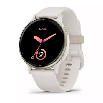 GARMIN Vivoactive 5 Smartwatch – Sportuhr, 42 mm Aluminium/Polymer-Gehäuse, AMOLED 1,2 Zoll, GPS/GLONASS/Galileo, Herzfrequenz & SpO2, 5 ATM, 11 Tage Akkulaufzeit