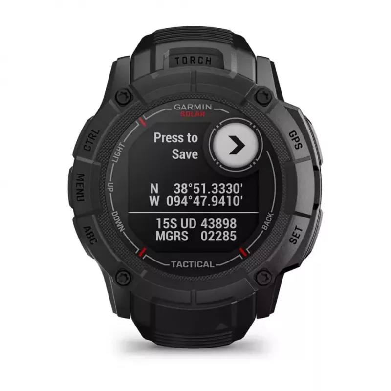 Garmin Instinct 2X Solar Tactical Edition Smartwatch, 50 mm, schwarz