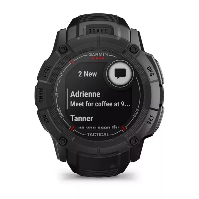 Garmin Instinct 2X Solar Tactical Edition Smartwatch, 50 mm, schwarz