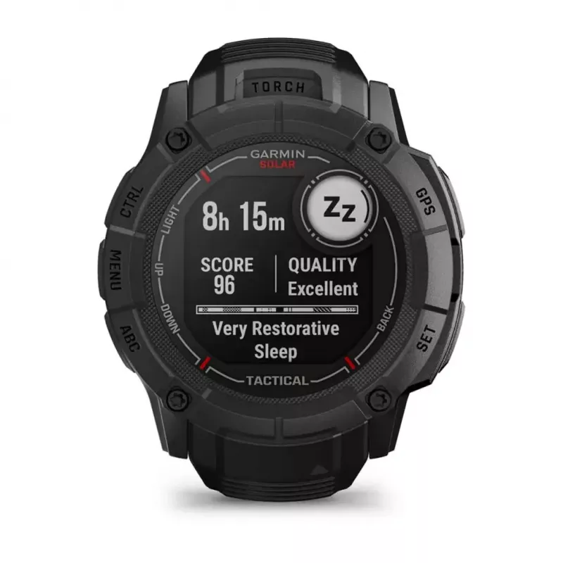 Garmin Instinct 2X Solar Tactical Edition Smartwatch, 50 mm, schwarz