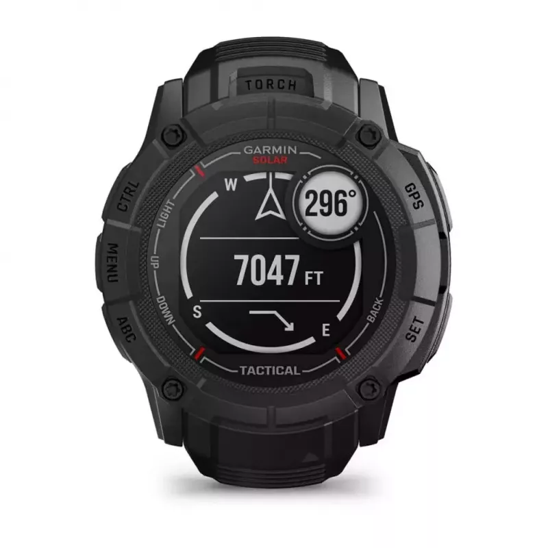 Garmin Instinct 2X Solar Tactical Edition Smartwatch, 50 mm, schwarz