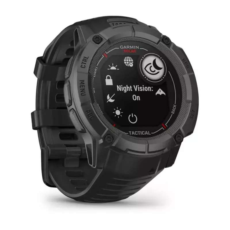 Garmin Instinct 2X Solar Tactical Edition Smartwatch, 50 mm, schwarz