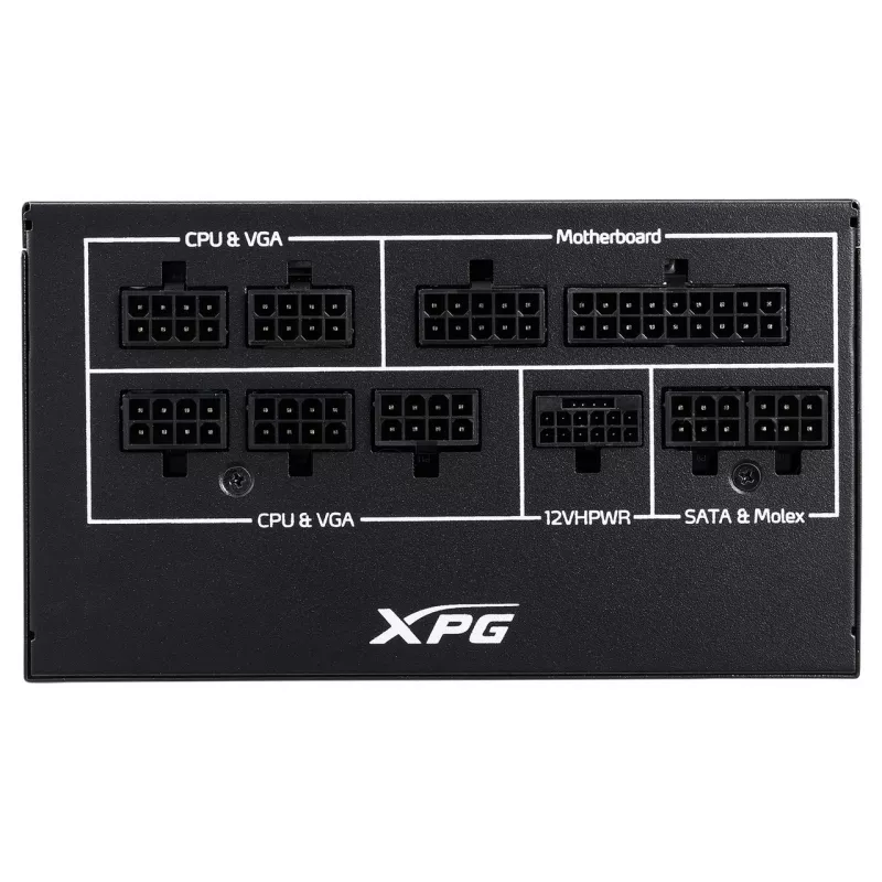 XPG COREREACTOR II 850W Netzteil, 850 W, 100 - 240 V, 47 - 63 Hz, 12 A, 22 A, 62,5 A