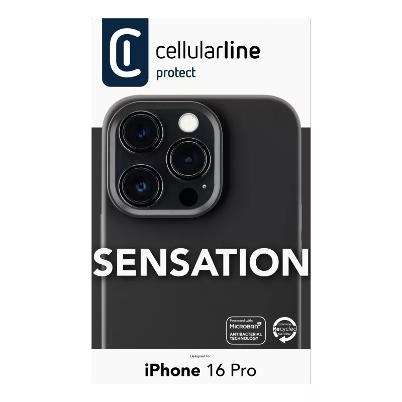 Cellularline Sensation - iPhone 16 Pro Soft-touch Silikonhülle
