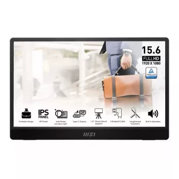 MSI PRO MP161DE E2 Computer Monitor 39,6 cm (15,6 Zoll) 1920 x 1080 Pixel Full HD LED Schwarz