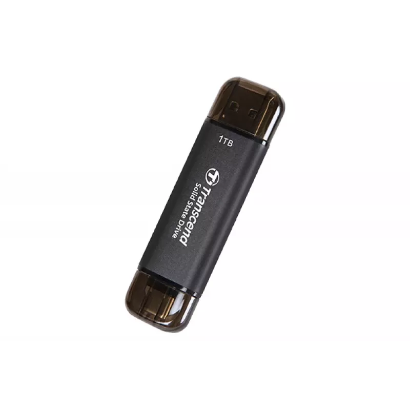TRANSCEND Esd310c - 1TB Portable SSD - USB Type-A / USB Type-C