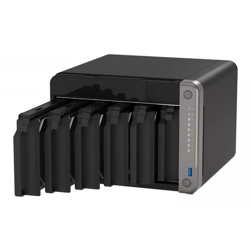 QNAP TS-AI642-8G NAS/Storage Server Tower ARM Cortex-A76 8 GB Schwarz