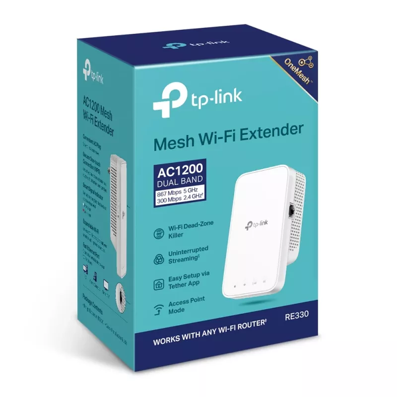 Netzwerk-Repeater TP-Link AC1200 Mesh Wi-Fi Extender