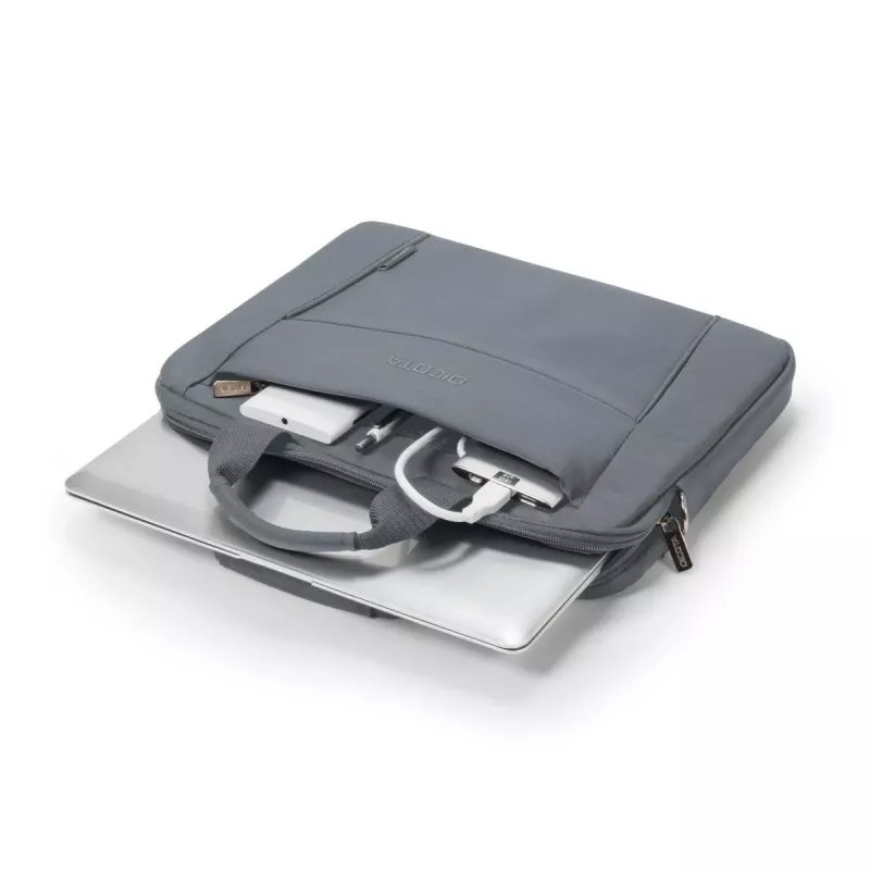 DICOTA Eco schlank Case Base - 11-12,5 Zoll Notebook-Tasche - Grau / 300d Rpet Polyester