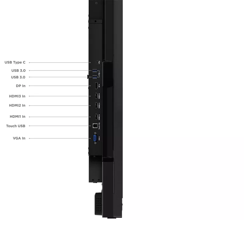 Lenovo ThinkVision T75 Computer-Monitor 190,5 cm (75 Zoll) 3840 x 2160 Pixel 4K Ultra HD LED Touchscreen Schwarz
