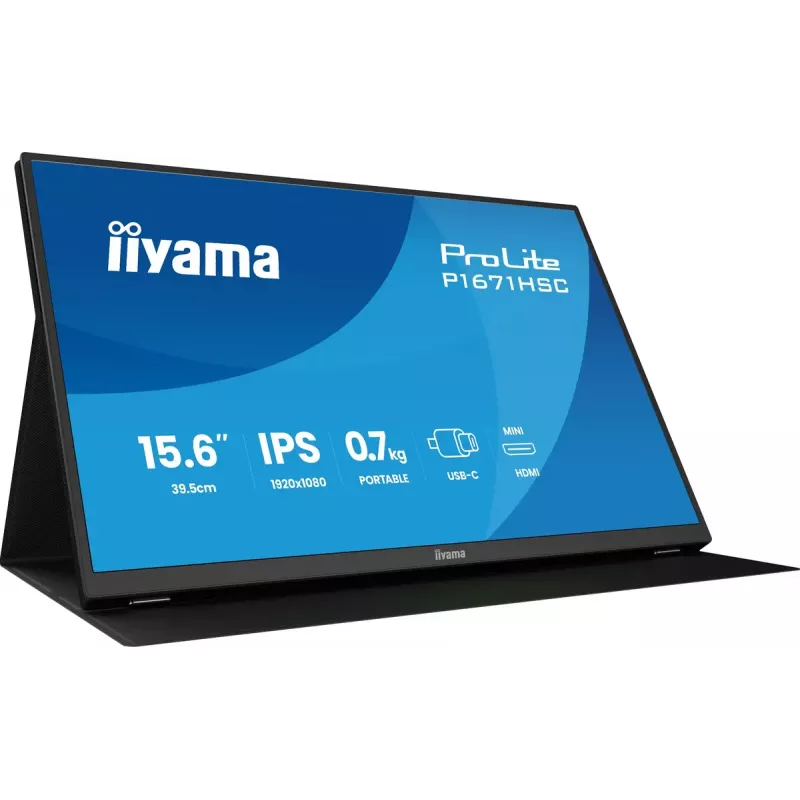iiyama ProLite P1671HSC-B1 Computer Monitor 39,6 cm (15,6 Zoll) 1920 x 1080 Pixel Full HD LED Schwarz