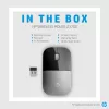 HP Z3700 Blue Wireless Mouse, beidhändig, optisch, RF Wireless, 1200 DPI, Blau