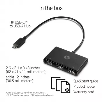 HP USB-C-auf-USB-A-Hub