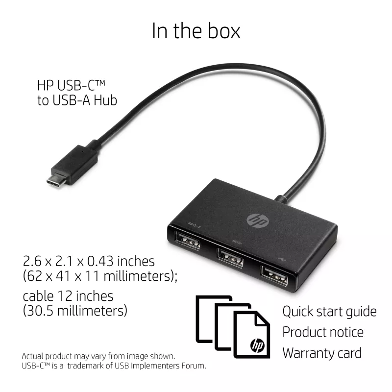 HP USB-C-auf-USB-A-Hub