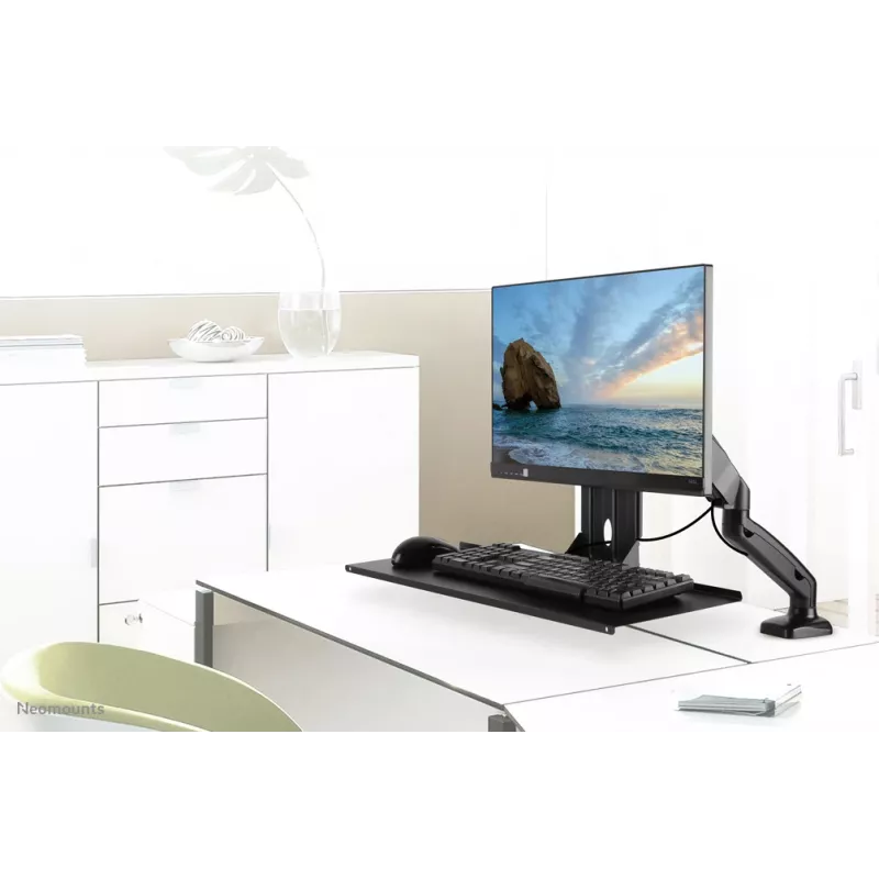 Neomounts KEYB-V200Schwarz Tastatur-/Mausablage VESA-Montage - B 65 cm
