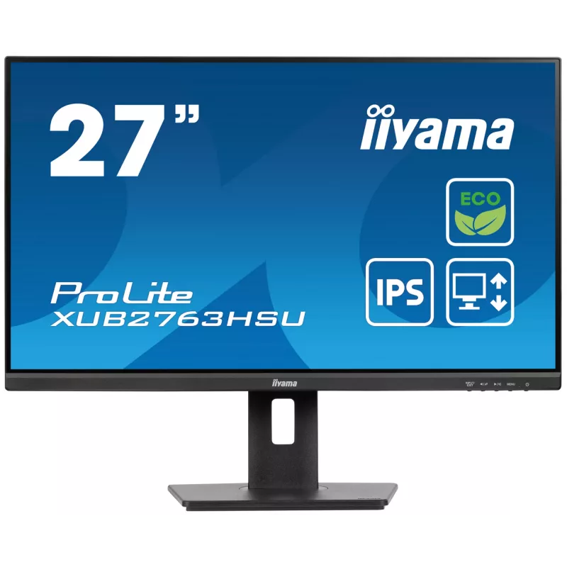 iiyama ProLite XUB2763HSU-B1 Computer Monitor 68,6 cm (27 Zoll) 1920 x 1080 Pixel Full HD LED Schwarz