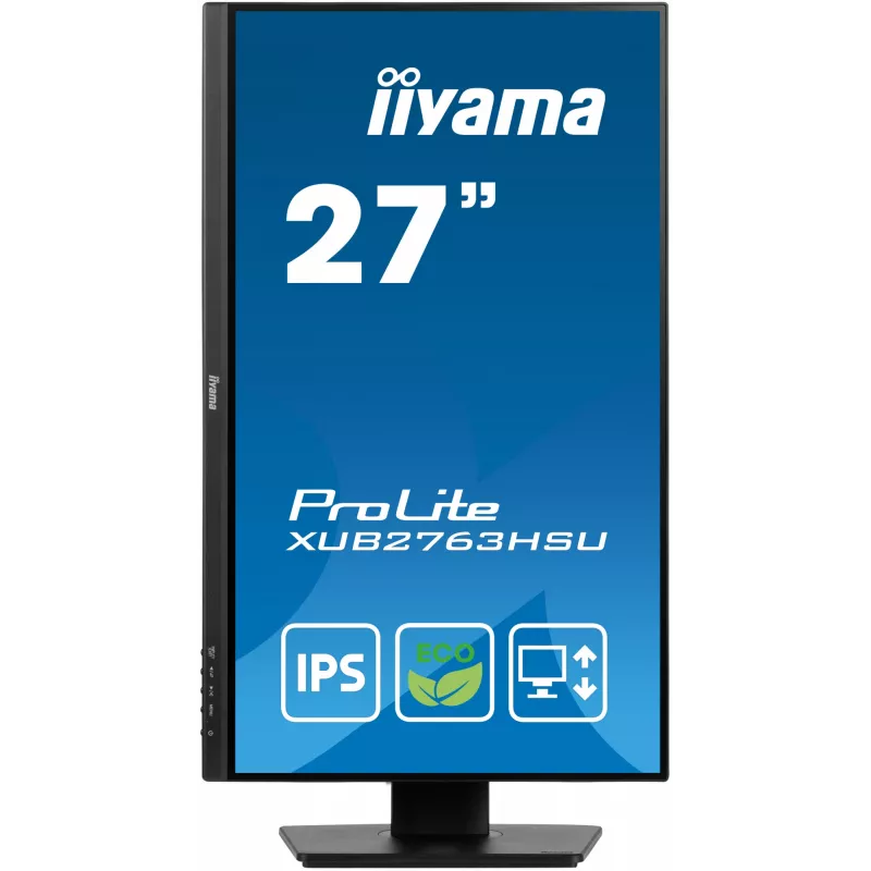 iiyama ProLite XUB2763HSU-B1 Computer Monitor 68,6 cm (27 Zoll) 1920 x 1080 Pixel Full HD LED Schwarz