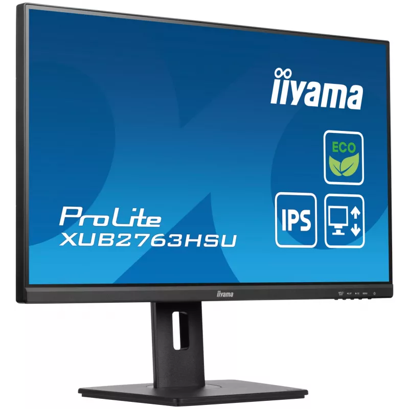 iiyama ProLite XUB2763HSU-B1 Computer Monitor 68,6 cm (27 Zoll) 1920 x 1080 Pixel Full HD LED Schwarz