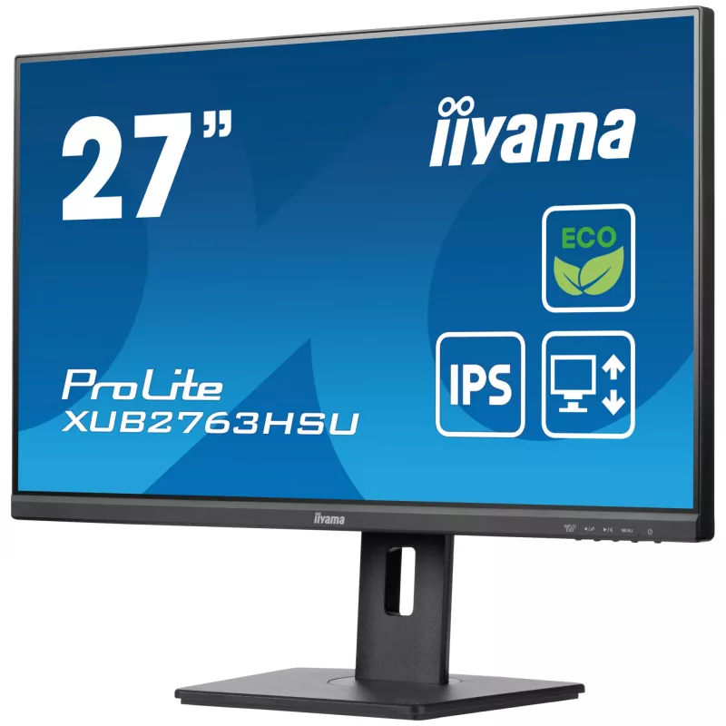 iiyama ProLite XUB2763HSU-B1 Computer Monitor 68,6 cm (27 Zoll) 1920 x 1080 Pixel Full HD LED Schwarz