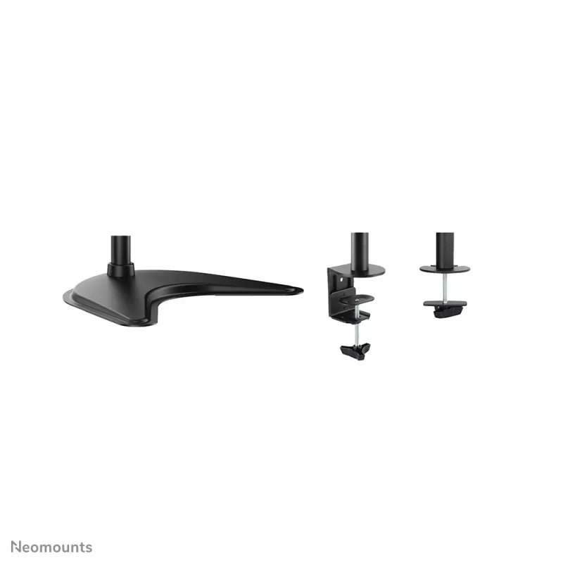 Neomounts NM-D335DBLACK Monitorhalterung 10-27 Zoll, Klemm-/Stand-/Durchführungsmontage, 8 kg, 25,4 cm (10 Zoll), 68,6 cm (27 Zoll), 100 x 100 mm, Schwarz