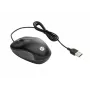 HP USB Travel Mouse, beidhändig, optisch, USB Typ-A, 1000 DPI, Schwarz