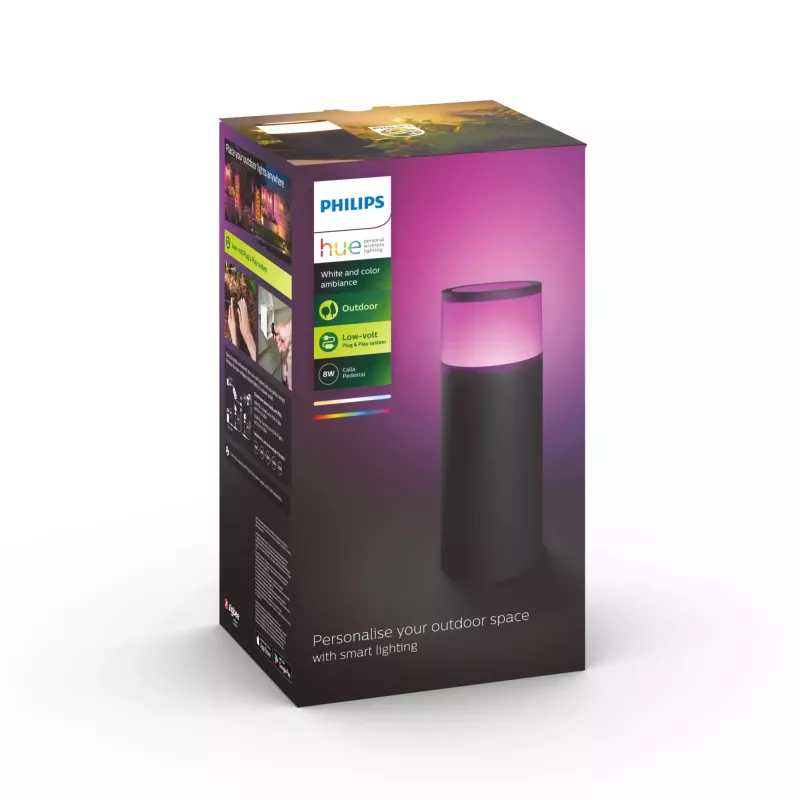 Philips Hue White and colour ambience Calla Outdoor-Sockelleuchte