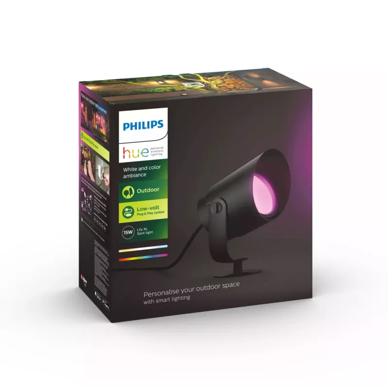 Philips Hue White and Colour Ambience Lily XL Outdoor-Strahler