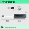 HP Universal USB-C Multiport Hub USB 3.2 Gen 1 Type-C Schwarz