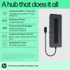 HP Universal USB-C Multiport Hub USB 3.2 Gen 1 Type-C Schwarz
