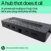 HP Universal USB-C Multiport Hub USB 3.2 Gen 1 Type-C Schwarz