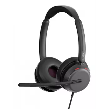 Lenovo 4Z21P85373 Kopfhörer/Headset Kabelgebundenes Headset mit Kopfbügel für Büro/Callcenter USB Typ-C / USB Typ-A Schwarz