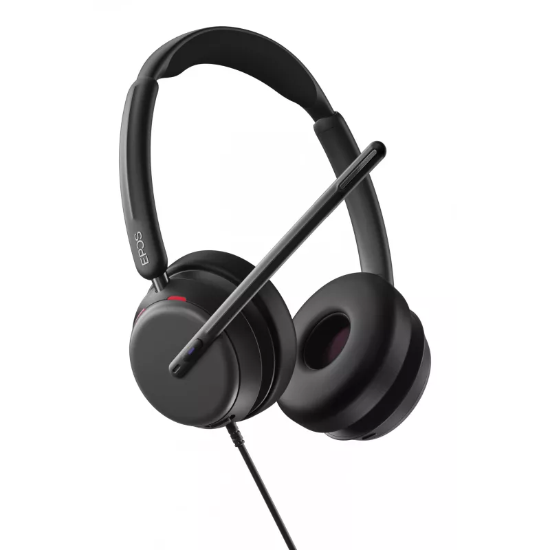 Lenovo 4Z21P85373 Kopfhörer/Headset Kabelgebundenes Headset mit Kopfbügel für Büro/Callcenter USB Typ-C / USB Typ-A Schwarz