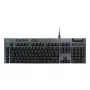 LOGITECH G915 X USB-A Kabelgebundene Low-Profile Gaming-Tastatur Taktil Schwarz Azerty Fr