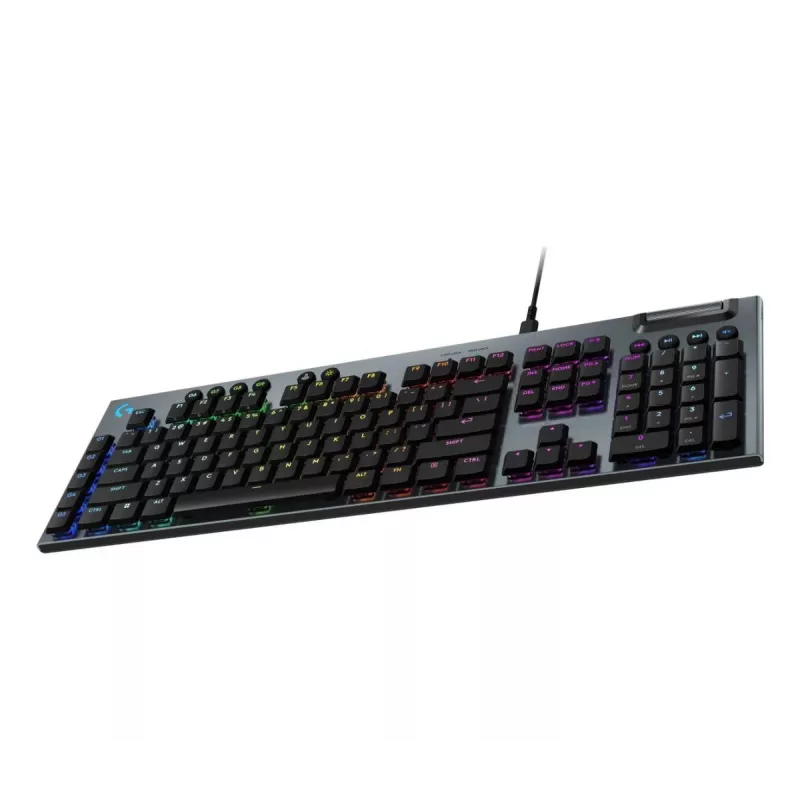 LOGITECH G915 X USB-A Kabelgebundene Low-Profile Gaming-Tastatur Taktil Schwarz Azerty Fr