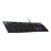LOGITECH G915 X USB-A Kabelgebundene Low-Profile Gaming-Tastatur Taktil Schwarz Azerty Fr