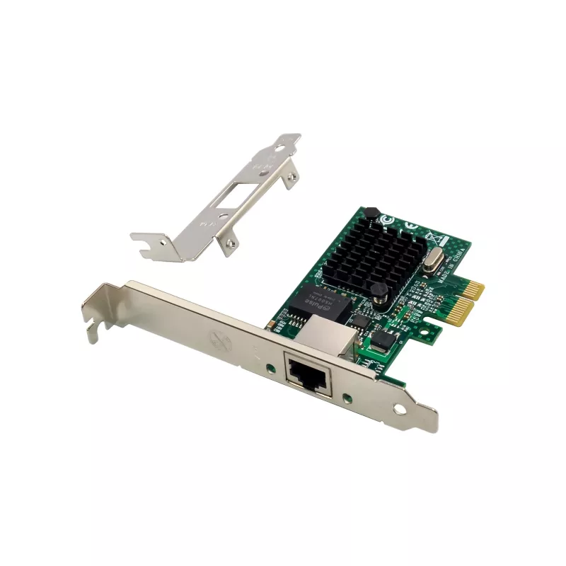 LevelOne Gigabit PCIe Netzwerkkarte, Low-Profile-Blende im Lieferumfang