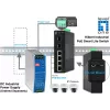 LevelOne Hilbert 6-Port Industrial Gigabit PoE Smart Lite Switch, 2 x SFP, 4 PoE-Ausgänge, 802.3at/af PoE