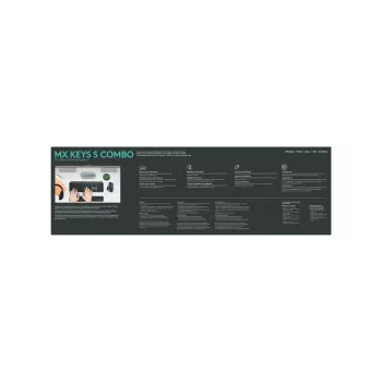 LOGITECH MX Keys S Combo - Graphite - QWERTY US/International