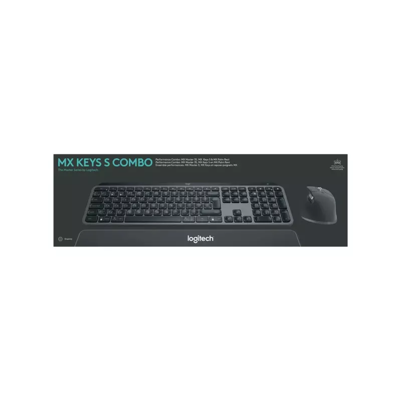 LOGITECH MX Keys S Combo - Graphite - QWERTY US/International