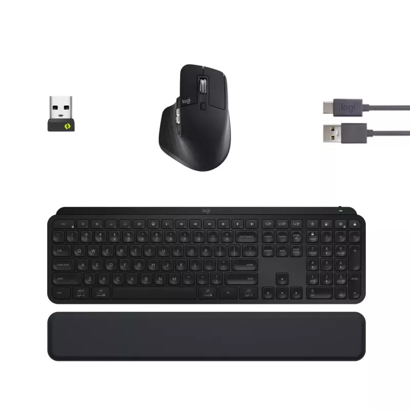 LOGITECH MX Keys S Combo - Graphite - QWERTY US/International