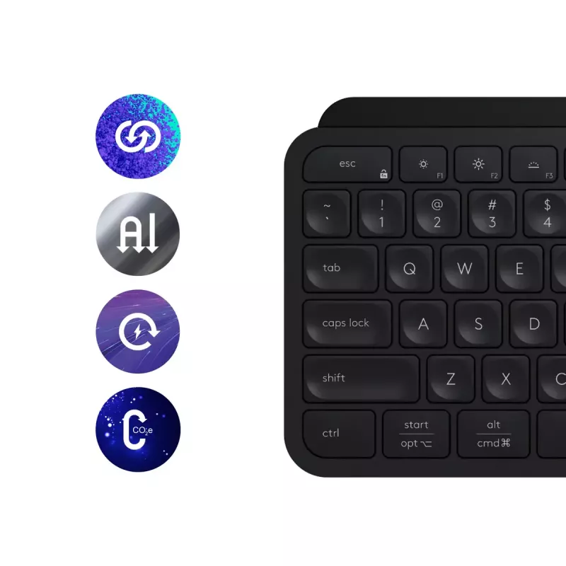 LOGITECH MX Keys S Combo - Graphite - QWERTY US/International