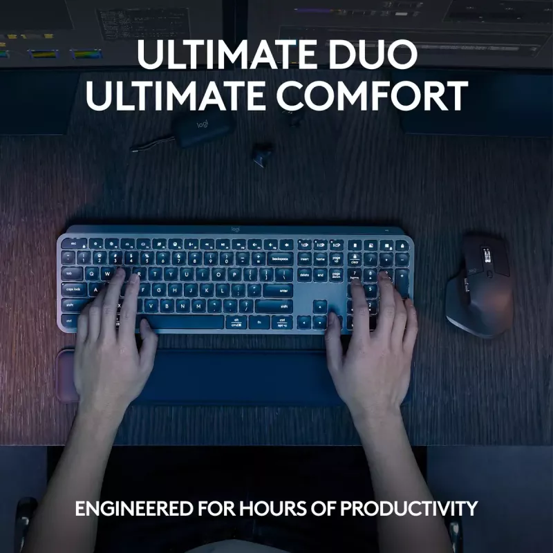 LOGITECH MX Keys S Combo - Graphite - QWERTY US/International