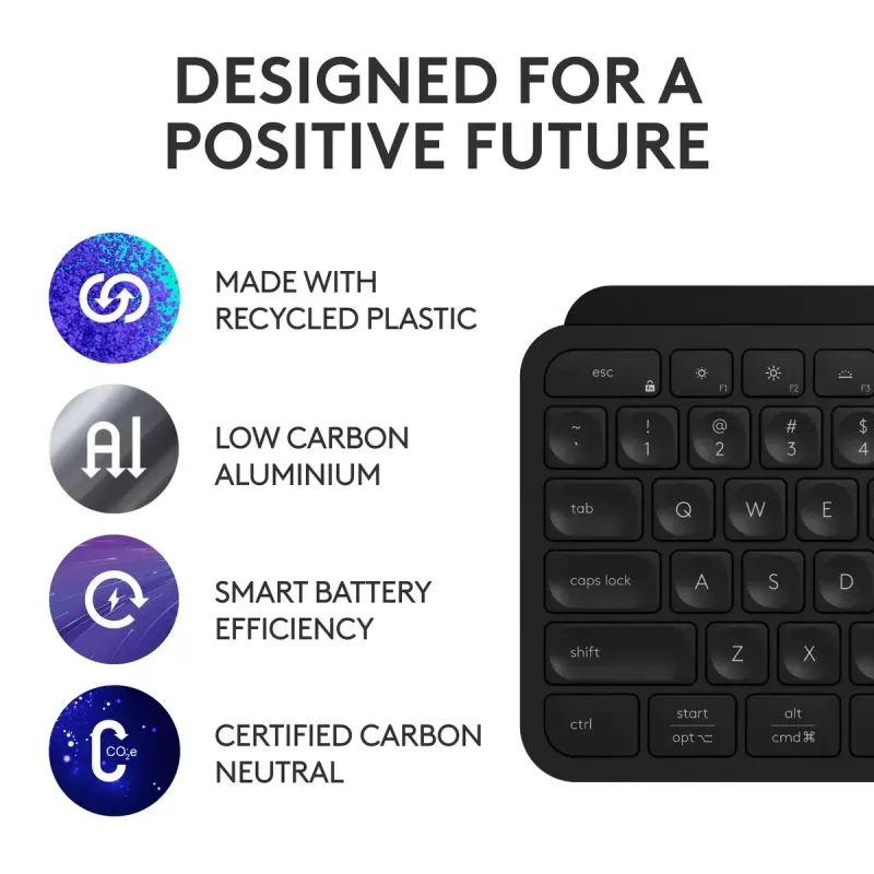 LOGITECH MX Keys S Combo - Graphite - QWERTY US/International