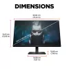 OMEN by HP 23,8 Zoll FHD 165Hz Gaming Monitor – OMEN 24, 60,5 cm (23,8 Zoll), 1920 x 1080 Pixel, Full HD, LCD, 1 ms, Schwarz